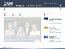 Tablet Screenshot of gesamtschule-aspe.de